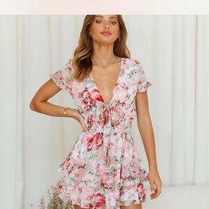 Hello Molly Sweetest Slice Dress Pink Worn Once